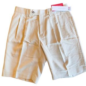 Cutter & Buck Men’s Pleated Khaki Shorts size 32 NWT